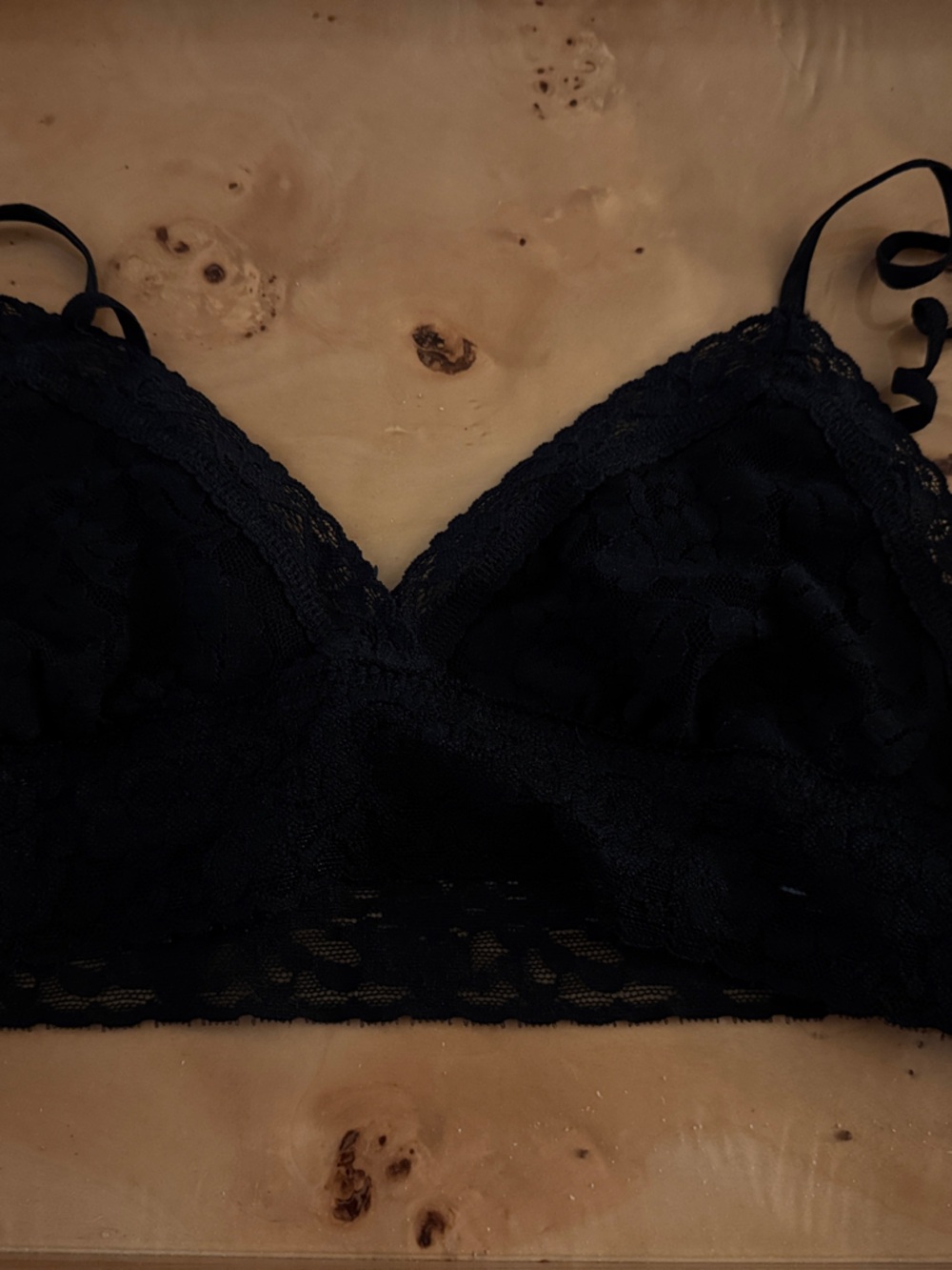 Anthropologie Lace Bralette in Black - Women Intimates NWOT never worn! Size sm